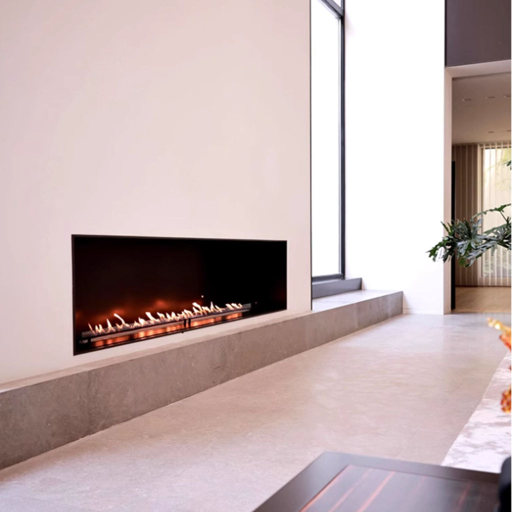 1.2m Black Ethanol Burner