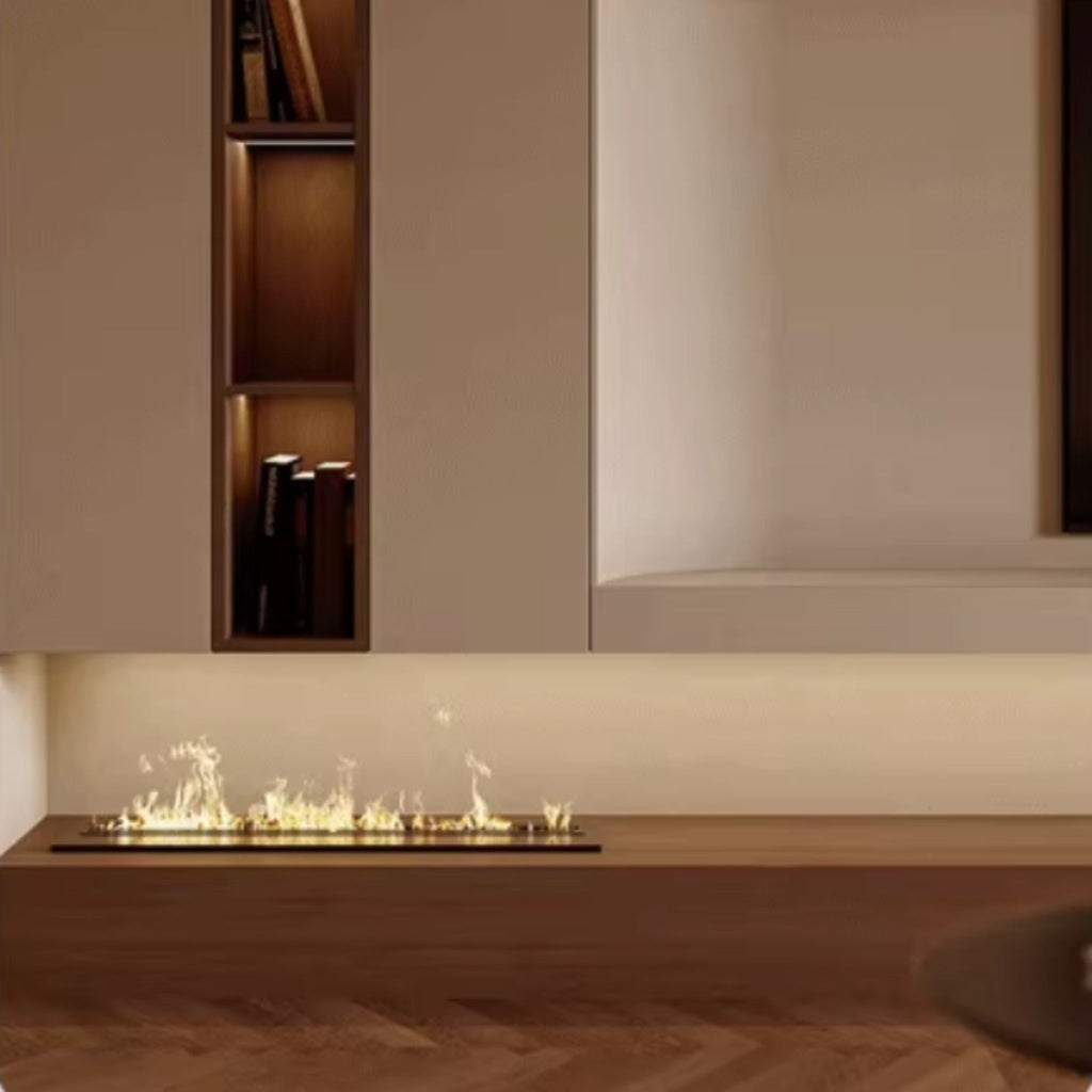 70cm Silver Ethanol Burner