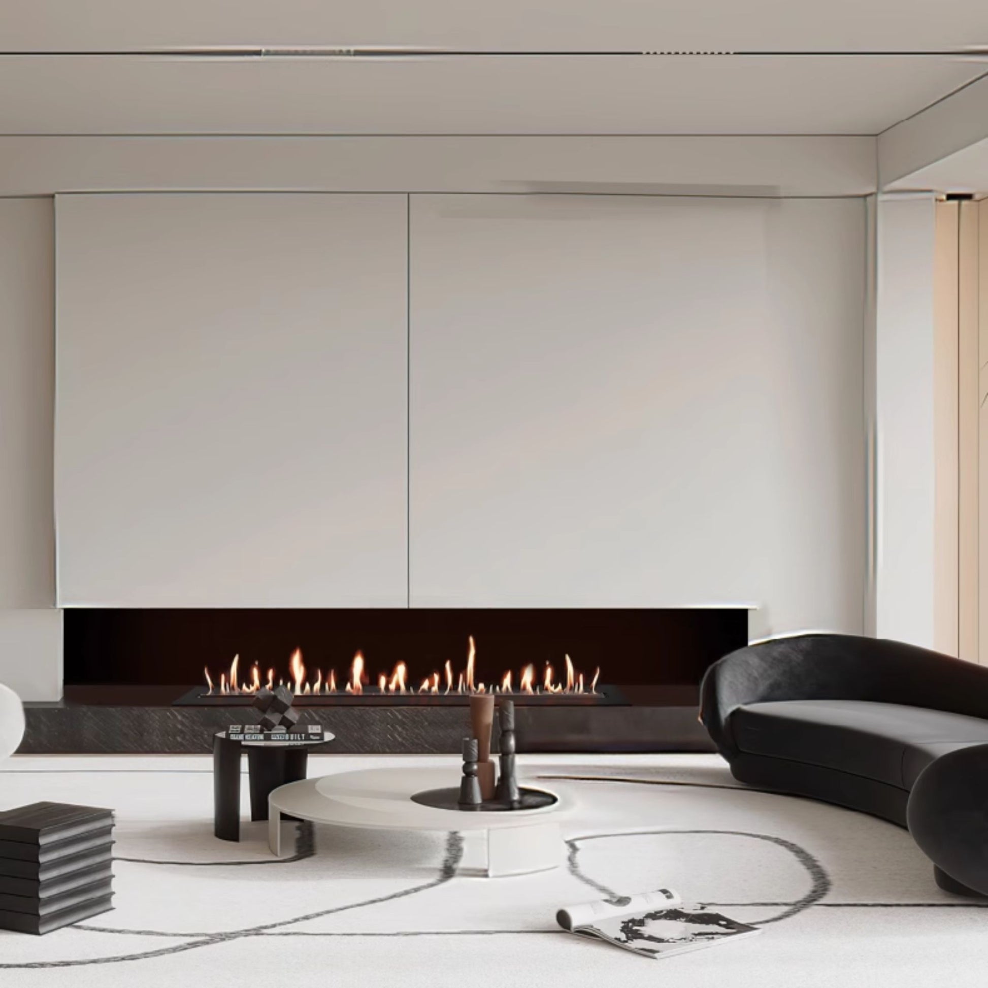 1.2m Silver Ethanol Burner