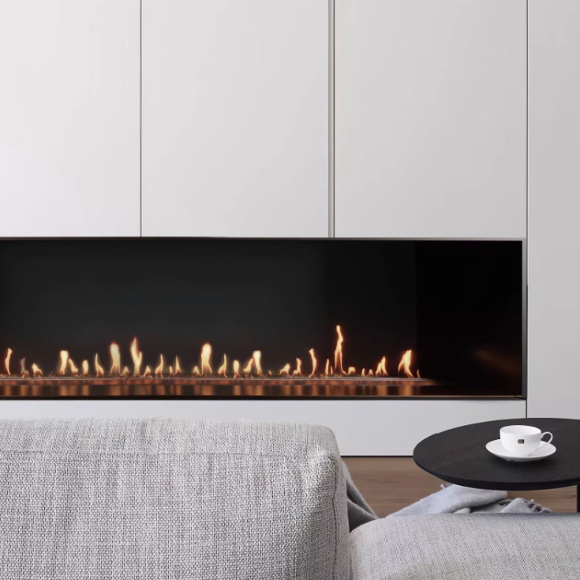 1.2m Silver Ethanol Burner