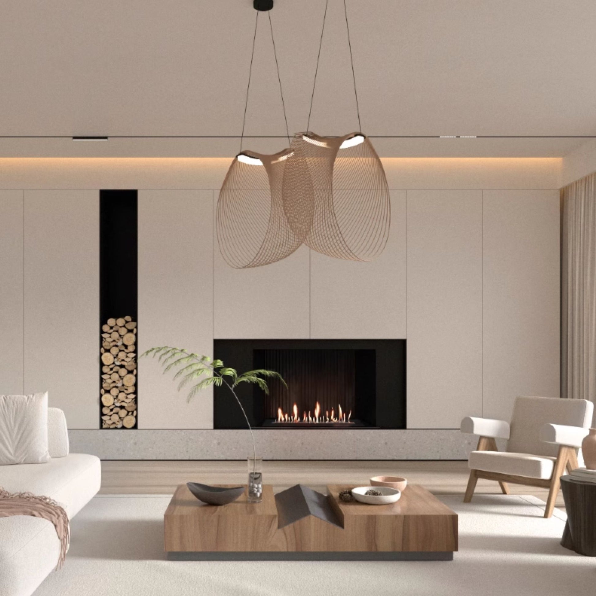 70cm Silver Ethanol Burner