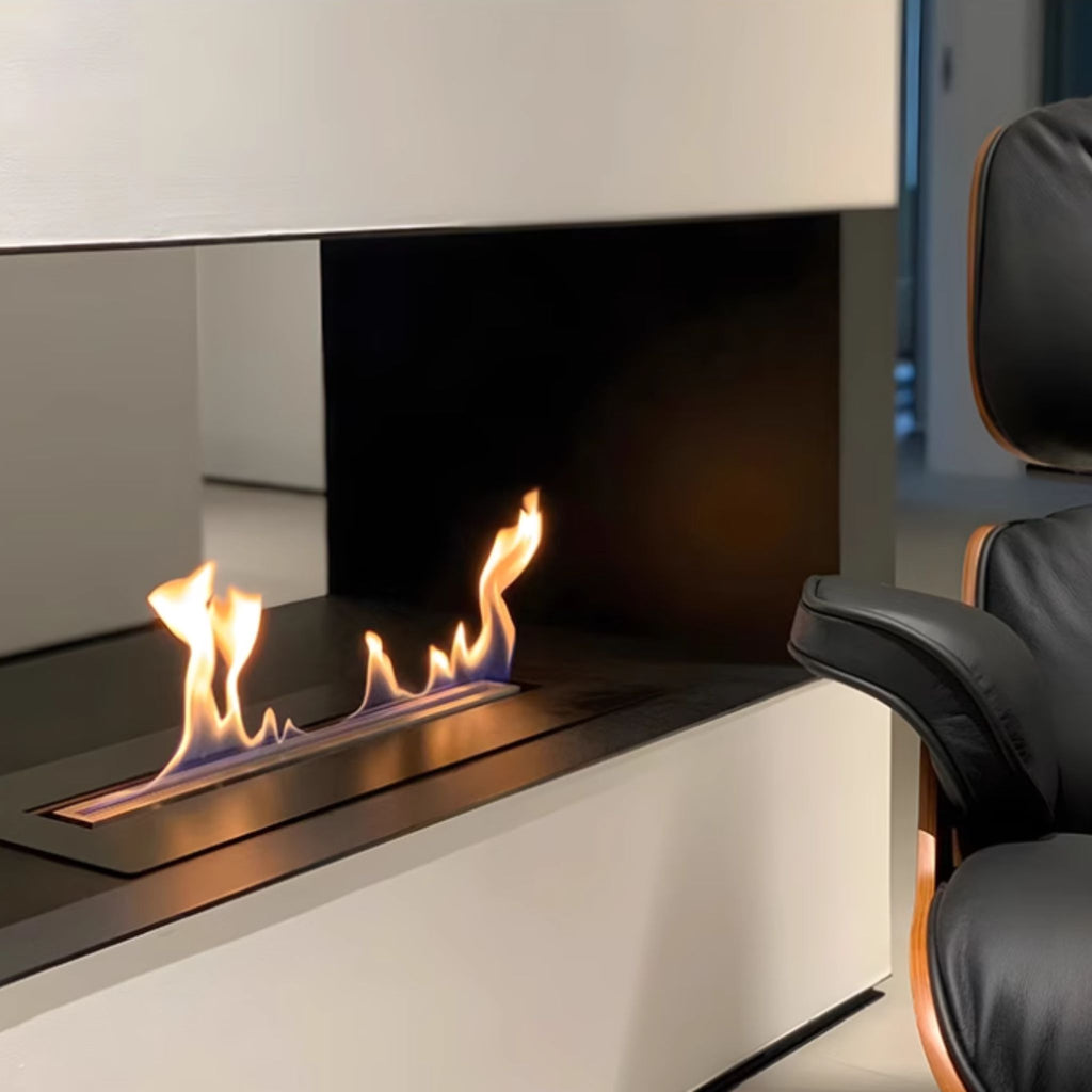 50cm Black Ethanol Burner