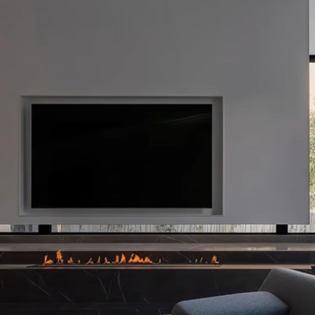1.5m Black Ethanol Burner