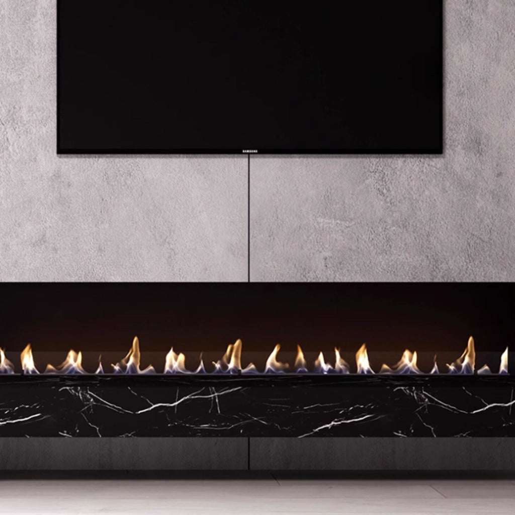 1.8m Silver Ethanol Burner