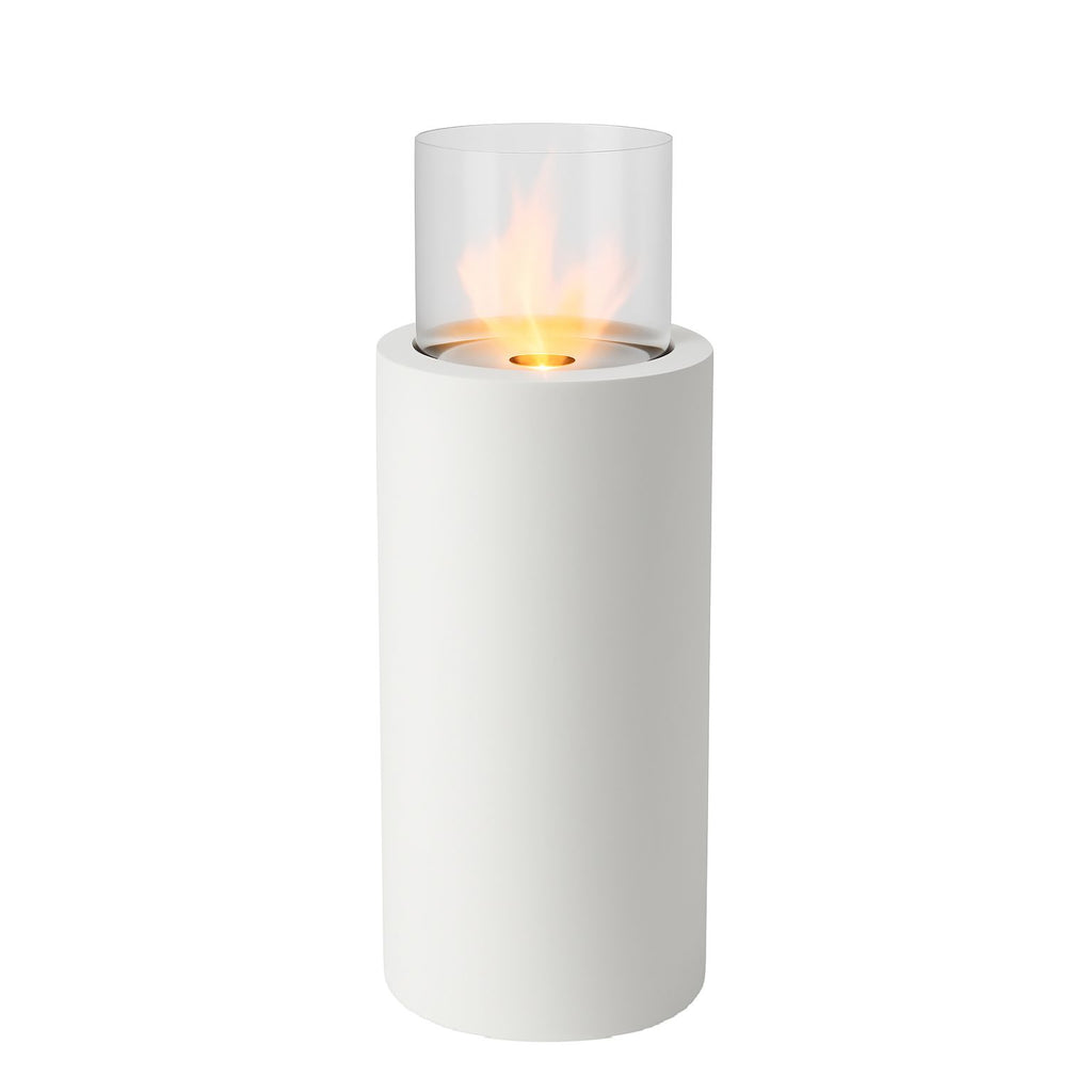 Elba Freestanding Fireplace White