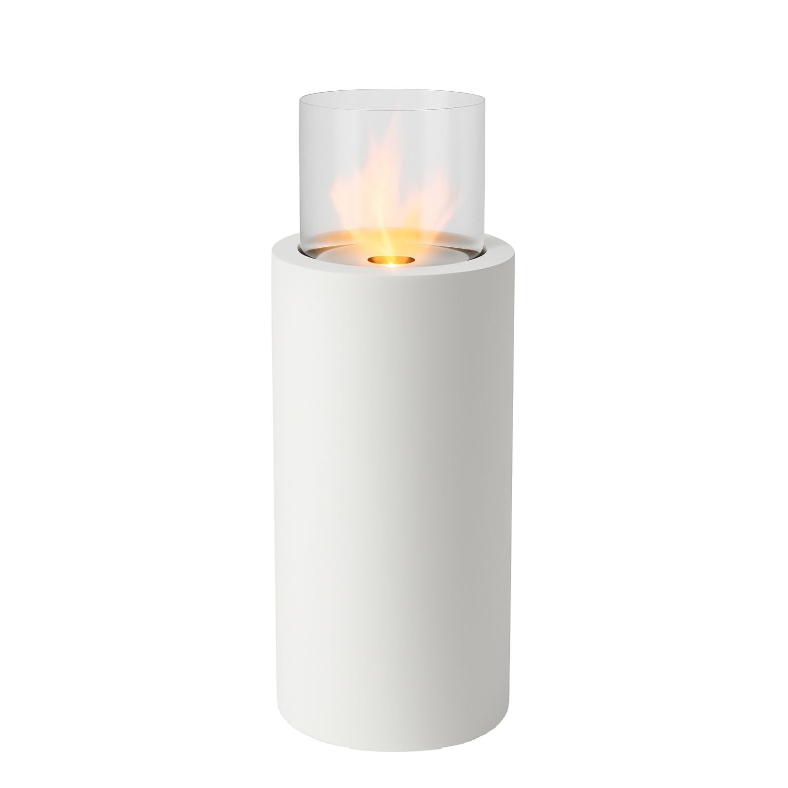 Elba Freestanding Fireplace White