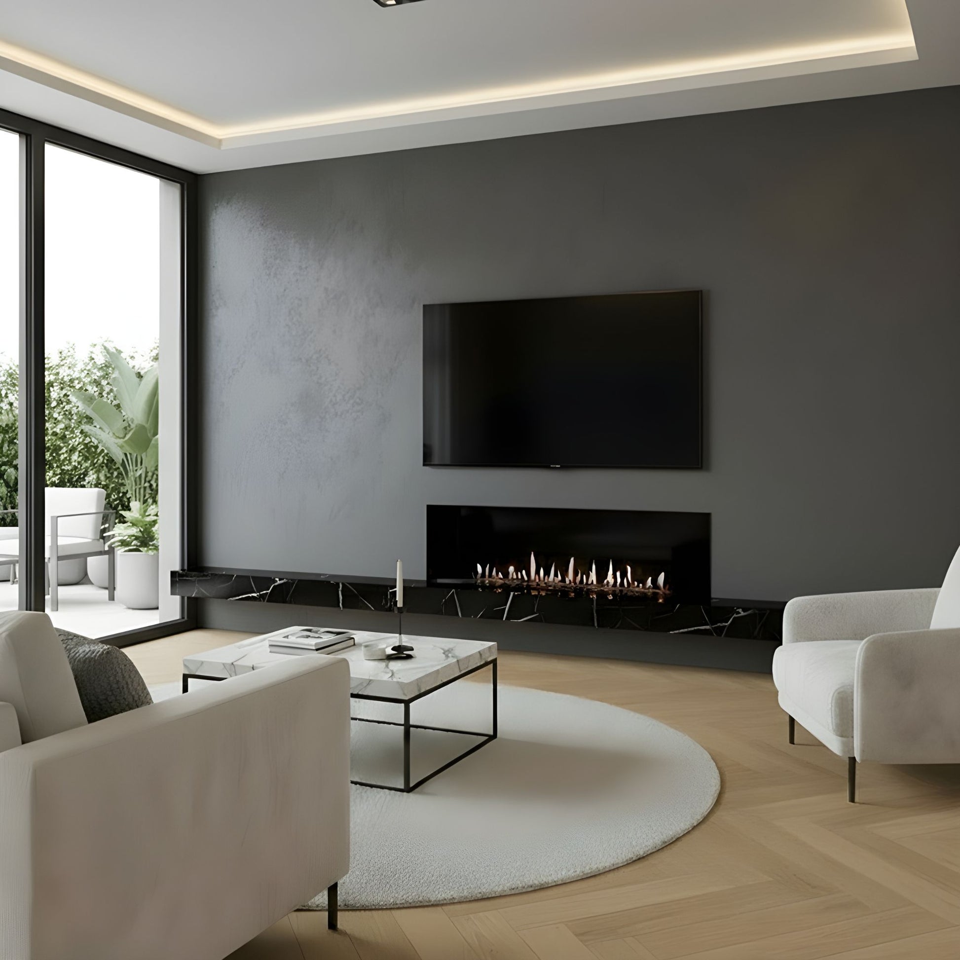 1.7m Front-View Fireplace Insert