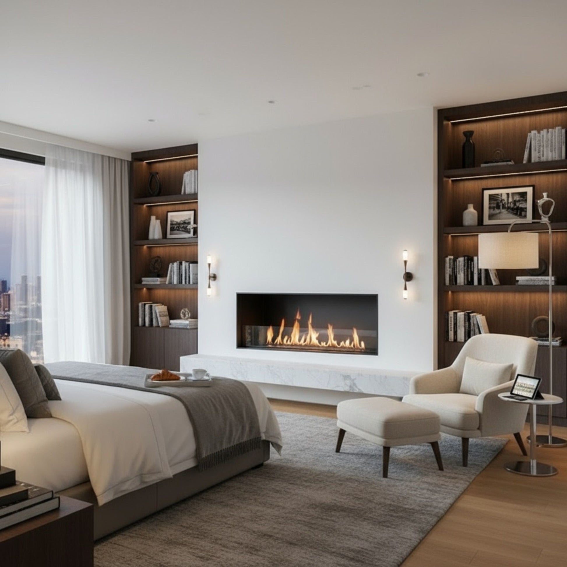 1.7m Front-View Fireplace Insert