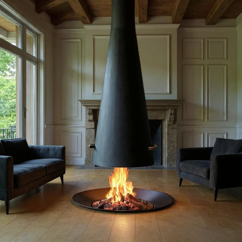 Cheminée suspendue Zali