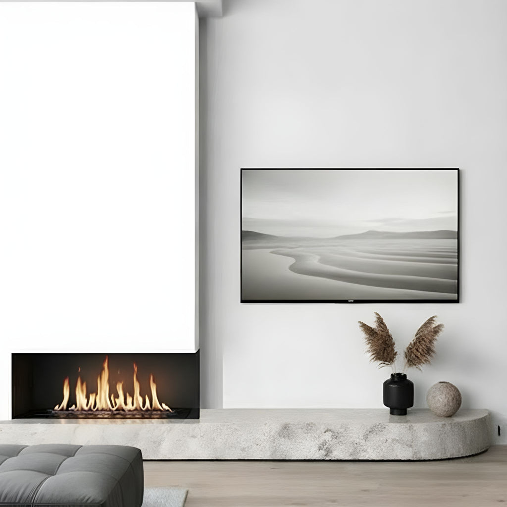 Corner-View Fireplace Insert