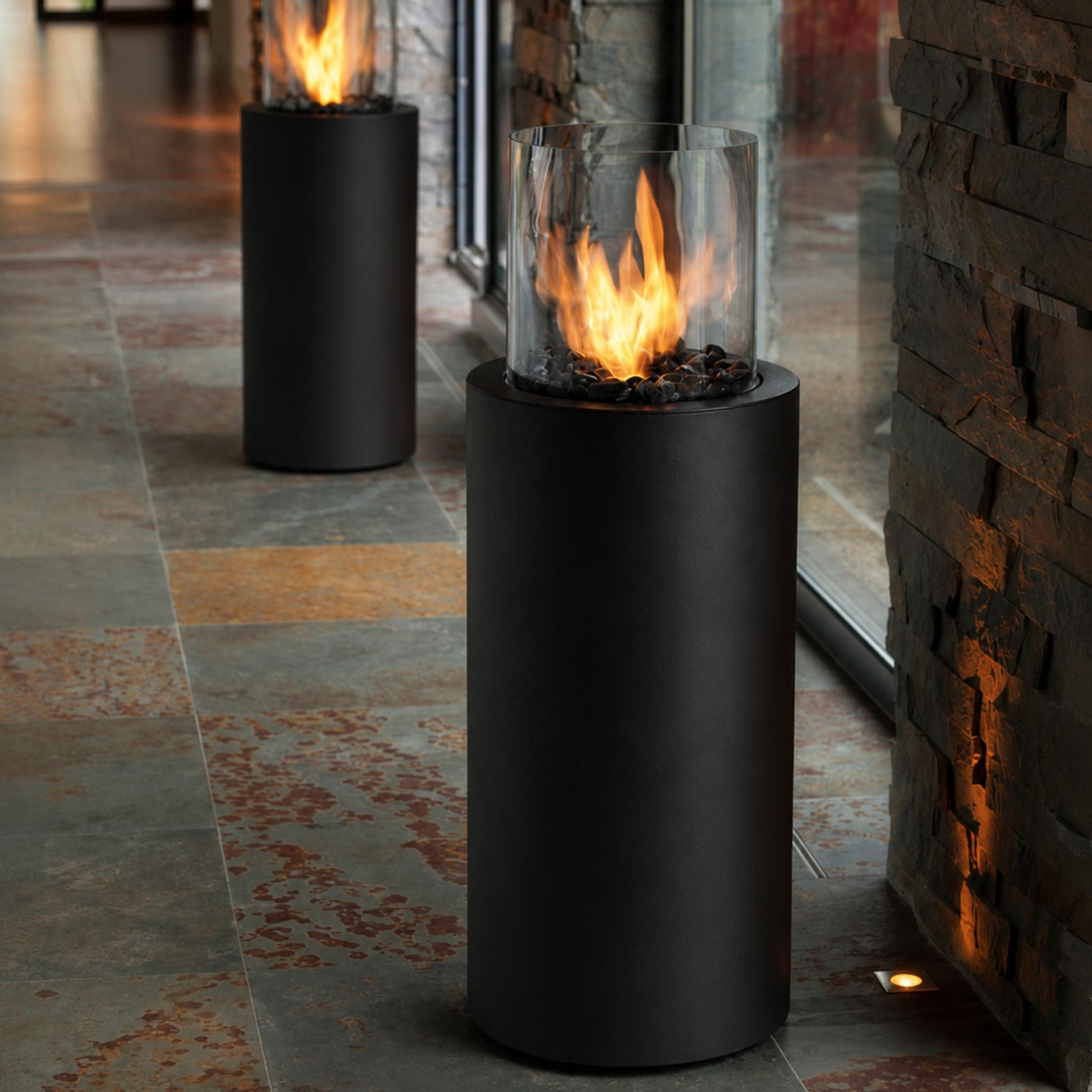 Elba Freestanding Fireplace White