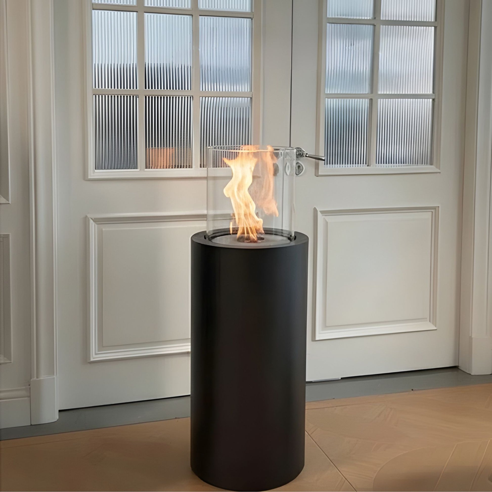 Elba Freestanding Fireplace White